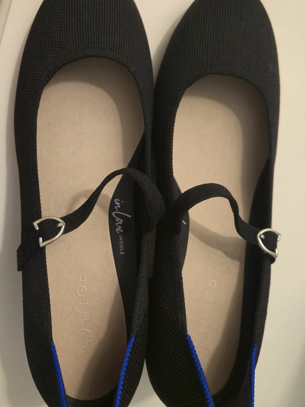 Rothy's Black The Mary Jane Heel with Strap